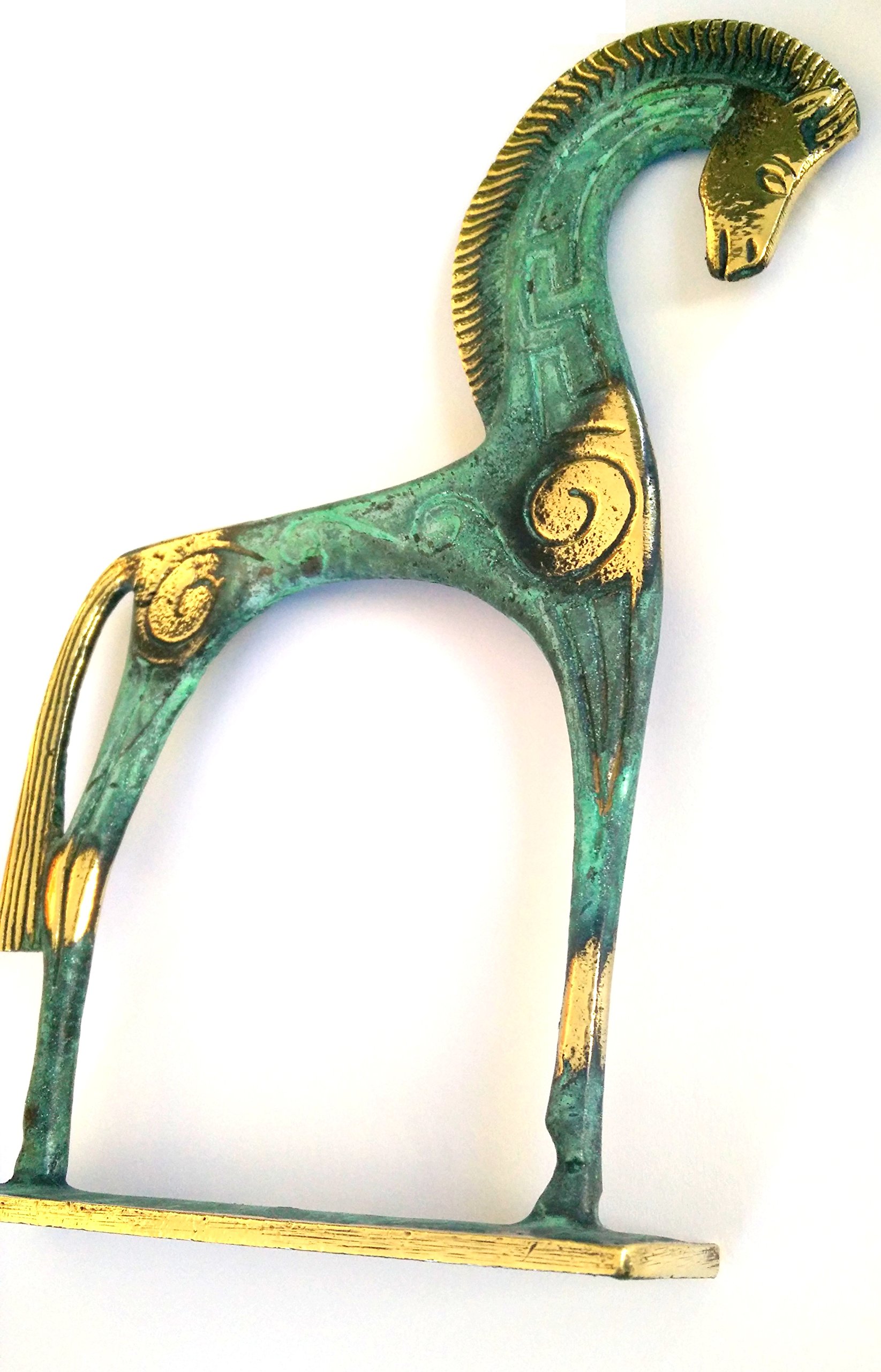 古代ギリシャ　スパルタ　ブロンズ製　馬の像　幾何学時代　レプリカ 古代ギリシャ スパルタ ブロンズ製 馬の像 幾何学時代 レプリカ